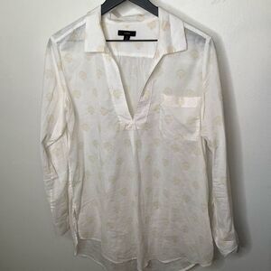 J. Crew Cotton Voile Beach Tunic